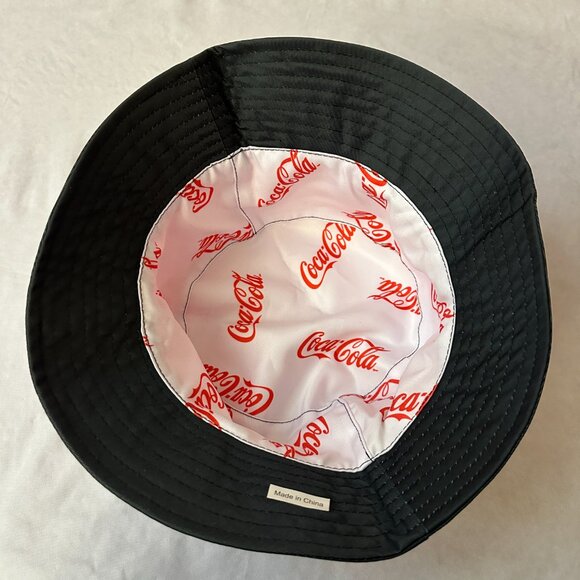 Coca-Cola Reversible Red, White and Black Bucket Hat / NWOT - Picture 10 of 10